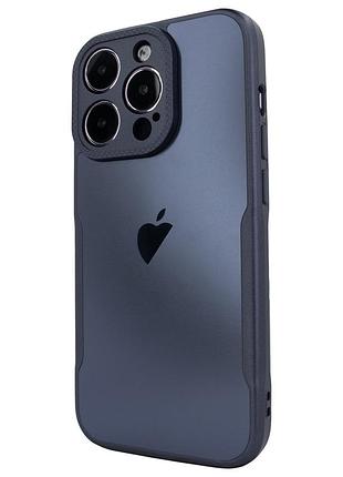 Чохол matte peak case для iphone 13 pro захисний матовий аксесуар у кольорі graphite black