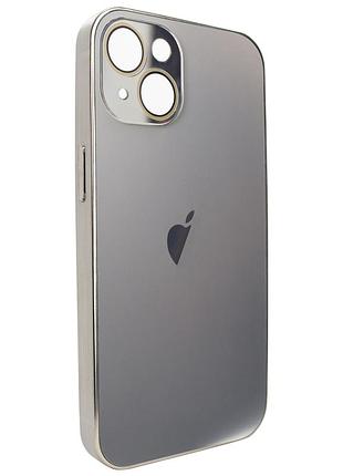 Чехол ag titanium case для iphone 14 матовый серый защитный аксессуар для надежной защиты телефона