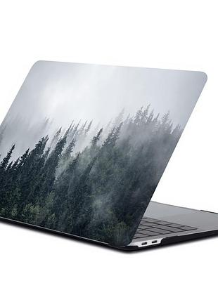 Чохол для macbook air 13.6 дюйма захисний накладка forest для моделі m2 m3 m4