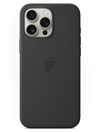 Чехол для iphone 16 pro max силиконовый magsafe оригинальный для защиты от ударов и царапин серый