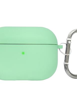 Чехол для airpods pro микрофибра spearmint стильный аксессуар для защиты и хранения наушников