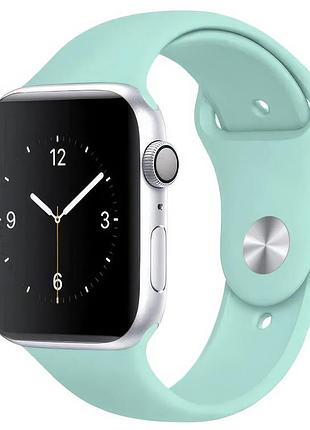Силиконовый ремешок для часов marine green спортивный аксессуар для активного отдыха и фитнеса