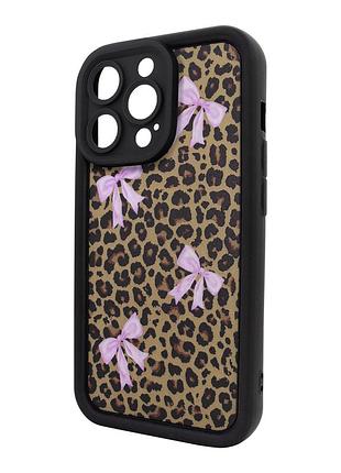 Чохол для iphone 15 pro max pretty things стильний аксесуар із леопардовим принтом для захисту від пошкоджень