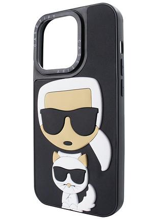 Чохол casetify для iphone 11 з малюнком кіт і карл стильний захист від ударів і подряпин
