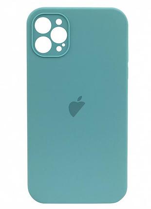 Чехол silicone case для iphone 13 защитный с полным доступом к камере цвет sea blue