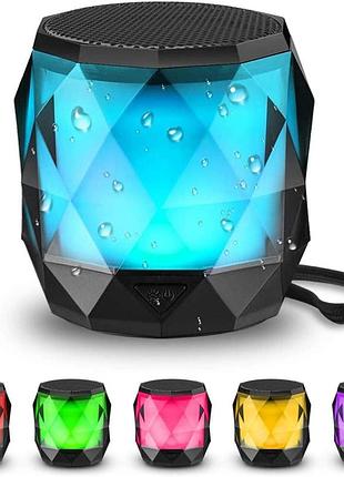 Lfs - портативна bluetooth-колонка з підсвічуванням, потужністю 5 вт, водонепроникна, на магніті