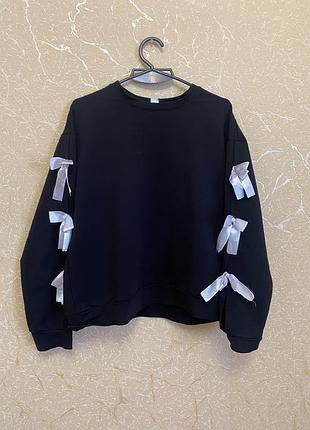 Жіноча святкова кофтинка з бантиками l/xl