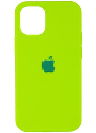 Чехол silicone case для iphone 14 защитный аксессуар в цвете neon green для надежной защиты устройства