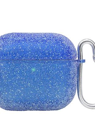 Чехол stars shining для airpods 3 защитный синий стильный аксессуар для удобного использования