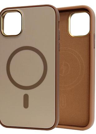 Чехол силиконовый nofelet tech magsafe case для iphone 11 противоударный с защитой камеры цвет desert gold