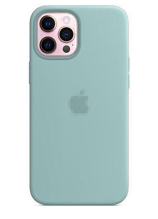 Чохол silicone case для iphone 15 proзахисний аксесуар у кольорі sea blue