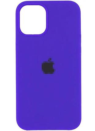 Чехол silicone case для iphone 14 ультрафиолетовый защитный аксессуар для надежной защиты телефона