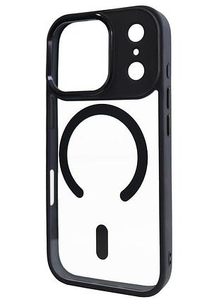 Чехол crystal guard с magsafe для iphone 17 pro черный защитный аксессуар для защиты телефона
