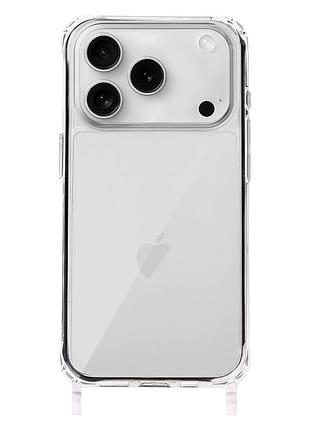 Чохол tpu протиударний для iphone 17 pro прозорий із захистом камери