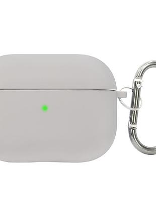 Чехол для airpods pro микрофибра pebble стильный защитный аксессуар для хранения и переноски