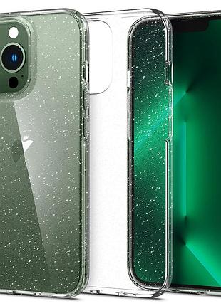 Чохол crystal case для iphone 12 pro max прозорий із блискітками для захисту та стилю