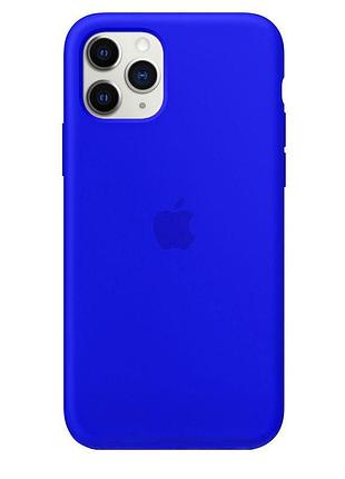 Чехол silicone case для iphone 11 pro max ультрамариновый защитный аксессуар для предотвращения повреждений