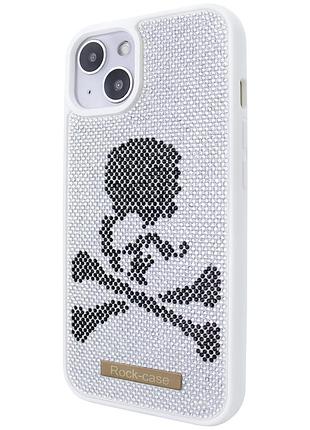 Чохол rock case для iphone 15 білий стильний аксесуар для захисту від пошкоджень