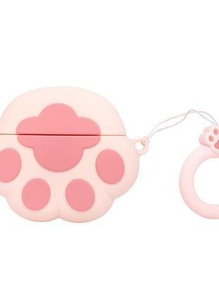 Чехол для airpods pro 2 cat paw pink 3d для защиты и стиля аксессуар для наушников