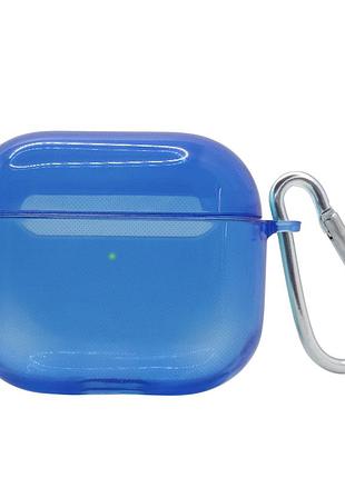 Чохол для airpods pro напівпрозорий neon case ultramarine для захисту та стильного оформлення