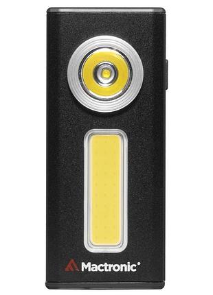 Фонарь mactronic flagger 650 500 лм usb type-c черный алюминий для работы и повседневного использования