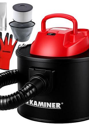 Пылесос для камина и пепла 10 л 800 вт 220 в kaminer 26240 для сухой уборки