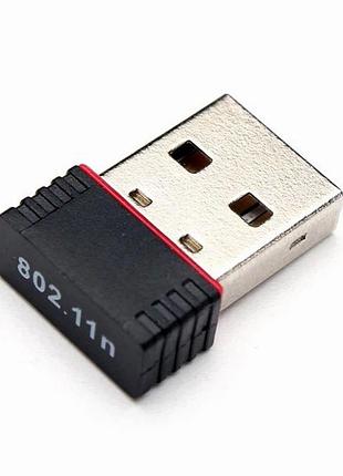 Usb wifi адаптер nichosi 802.11n для комп'ютерів і ноутбуків бездротове з'єднання до 150 мбітс