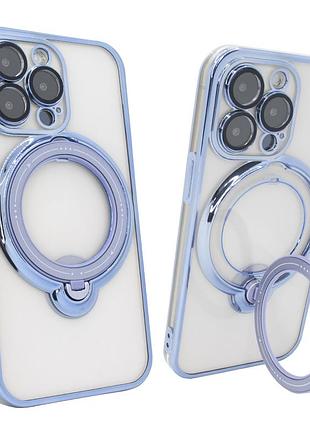 Чехол для iphone 13 pro прозрачный с magsafe для защиты и стиля sierra blue