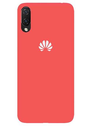 Чехол silicone case premium для honor 9x/psmart pro coral (12) коралловый