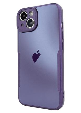 Чохол matte peak case для iphone 14 13 захисний аксесуар глибокий фіолетовий для стильного захисту