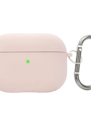 Чохол для airpods pro мікрофібра рожевий пісок захисний аксесуар для зберігання і використання