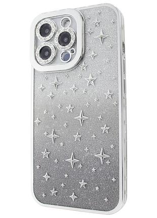 Чохол north stars case для iphone 13 pro сріблястий стильний захисний аксесуар