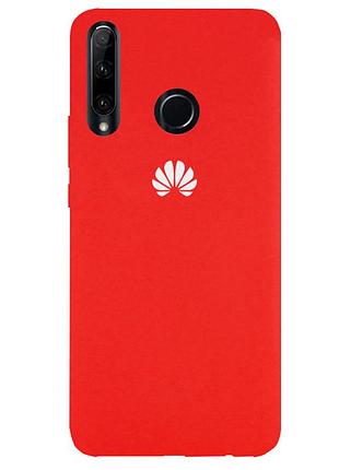 Чехол silicone case premium для huawei p smart plus 2019 red (01) красный