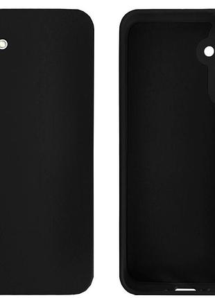 Чехол silicone case camera protective для samsung a25 (03) черный black