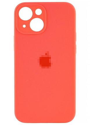 Чехол silicone case full camera для iphone 14 plus защитный аксессуар с функцией съемки pink citrus