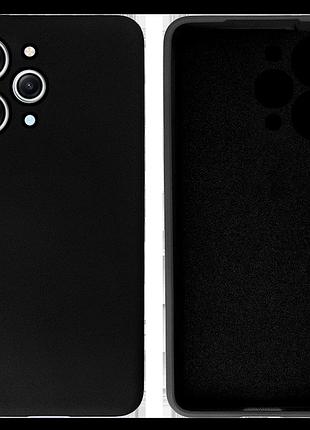 Чехол silicone case camera protective для xiaomi redmi 12 (03) черный black