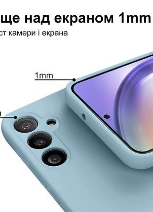 Чехол silicone case camera protective для xiaomi redmi note 11 pro+ (11) голубой lilac cream 6