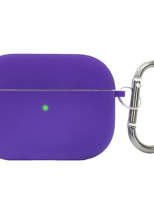 Чехол tpu противоударный для airpods pro 3 ultra violet