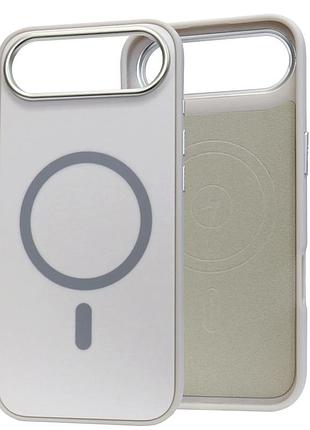 Чохол силіконовий nofelet tech magsafe case для iphone 17 air захист камери легкий сірий