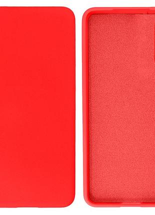 Чехол silicone case camera protective для xiaomi mi 9 lite (01) красный red