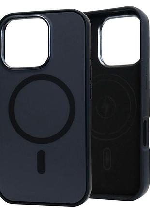 Чехол противоударный nofelet tech magsafe case для iphone 16 pro max черный с защитой камеры