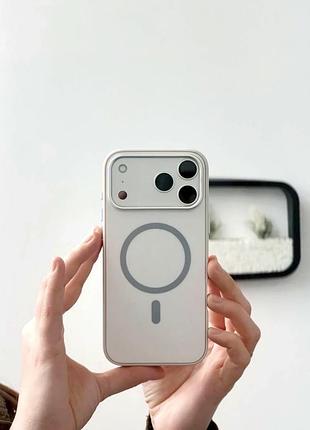 Чехол противоударный nofelet tech magsafe case для iphone 16 pro max черный с защитой камеры 3