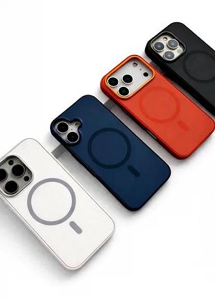 Чехол противоударный nofelet tech magsafe case для iphone 16 pro max черный с защитой камеры 4