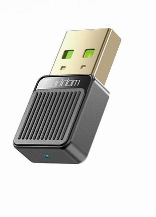 Bluetooth аудиоприемник earldom et-br09 адаптер для автомобиля и наушников с поддержкой aptx и bluetooth 5.0