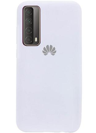 Чехол silicone case premium для huawei p smart 2021 white (09) белый