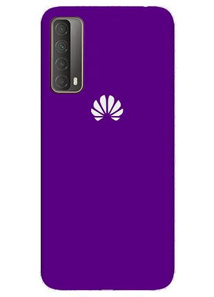 Чехол silicone case premium для huawei p smart 2021 purple (14) фиолетовый