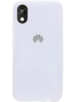 Чехол silicone case premium для huawei y5 2019 white (09) белый