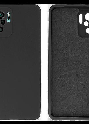 Чехол silicone case camera protective для xiaomi redmi note 10 (05) темно серый dark grey