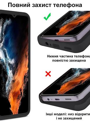 Чехол silicone case camera protective для xiaomi redmi note 10 (05) темно серый dark grey 4