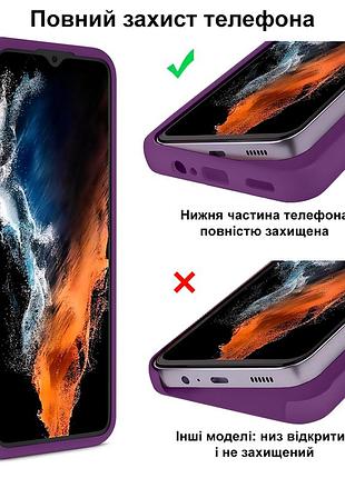 Чехол silicone case camera protective для xiaomi redmi note 10 pro (14) фиолетовый purple 4
